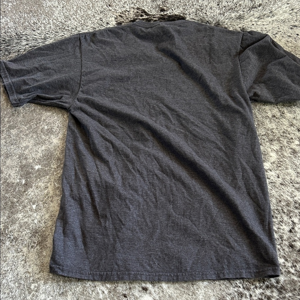 Men's Square Body Black Graphic T-Shirt - Picture 2 of 3